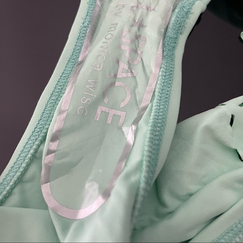 L*Space Women’s Green Skirt Bikini Bottom - Picture 5 of 9